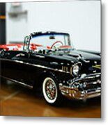 57 Chevy Convertible Metal Print