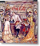 Coca - Cola Vintage Poster #6 Metal Print