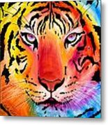 Tiger Metal Print