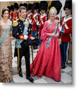 Crown Prince Frederik Of Denmark Holds Gala Banquet At Christiansborg Palace #7 Metal Print