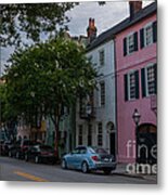 Longest Cluster Of Georgian Row Houses In The United States Metal Print