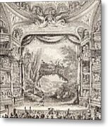 A 1789 Performance In The Theatre Des Varietes Amusantes Metal Print