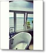 A (bath) Room With A View! Metal Print