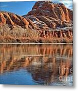 A Bump In The Green River Metal Print