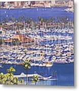 A Clear Day In San Diego Metal Print