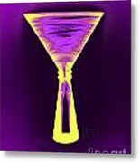 A Complementary Martini Metal Print