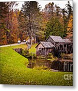 A Day At Mabry Mill Metal Print