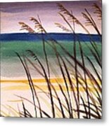 A Day At The Beach 2 Metal Print