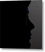 Lady In A Veil Metal Print