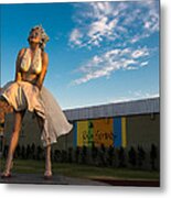 A Marilyn Morning Metal Print