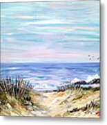 Where The Waves Are Metal Print