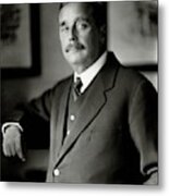 A Portrait Of H. G. Wells Metal Print
