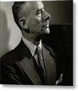 A Portrait Of Thomas Mann Metal Print