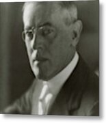 A Portrait Of Woodrow Wilson Metal Print