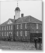 A Snowy Day At The Public Hospital Metal Print