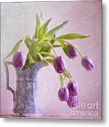 A Spill Of Tulips Metal Print