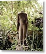 A Statue Of Buddha Metal Print