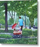 A Stroll In The Park Metal Print