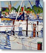 A View From The Pier Metal Print