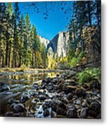 A View Of El Capitan Yosemite National Park United States Metal Print