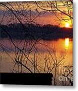 Abandoned At Sunset Metal Print