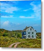 Abandoned Home Near Earltown Metal Print