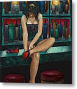 About The Shoes Metal Print
