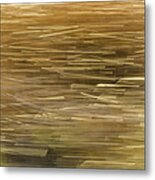 Abstract Cattails Series #2 Metal Print
