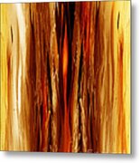 Abstract Forest Hidden Secrets Metal Print