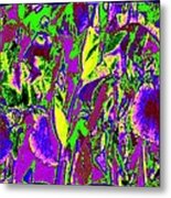 Abstract Irises Metal Print