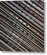 Abstract View Of Shopping Baskets Metal Print