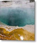 Abyss Pool In Yellowstone Metal Print