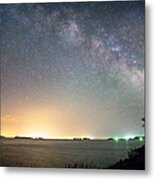 Across The Lake Into The Sky Metal Print