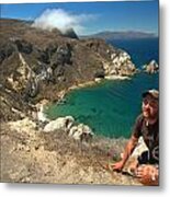 Adam Jewell At Channel Islands Metal Print