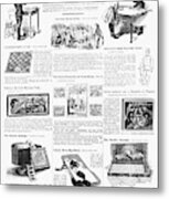 Advertisement Toys, 1890 Metal Print