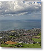 Aerial View Portstewart Strand Metal Print