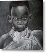 African Boy Metal Print