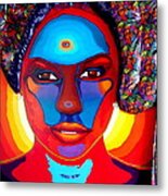 African Queem Metal Print