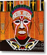 African Tribesman 3 Metal Print