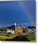 After The Storm At St. Andrews Golf Old Course Scotland Metal Print