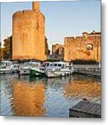 Aigues-mortes  Languedoc-roussillon France Constance Tower Metal Print