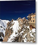 Aiguille Du Midi -  Mont Blanc Massif Metal Print