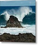 Akahanga Wave 2 Metal Print