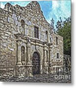 Alamo Hdr Metal Print