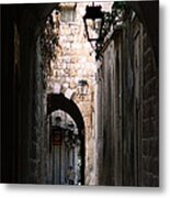 Aleppo Alleyway01 Metal Print