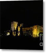 Alhambra At Night Metal Print