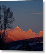 Alpenglow Metal Print