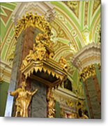Altar In Peter And Paul Cathedral In Metal Print