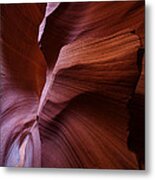 Amber Flow Metal Print