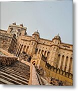 Amber Fort Jaipur Metal Print